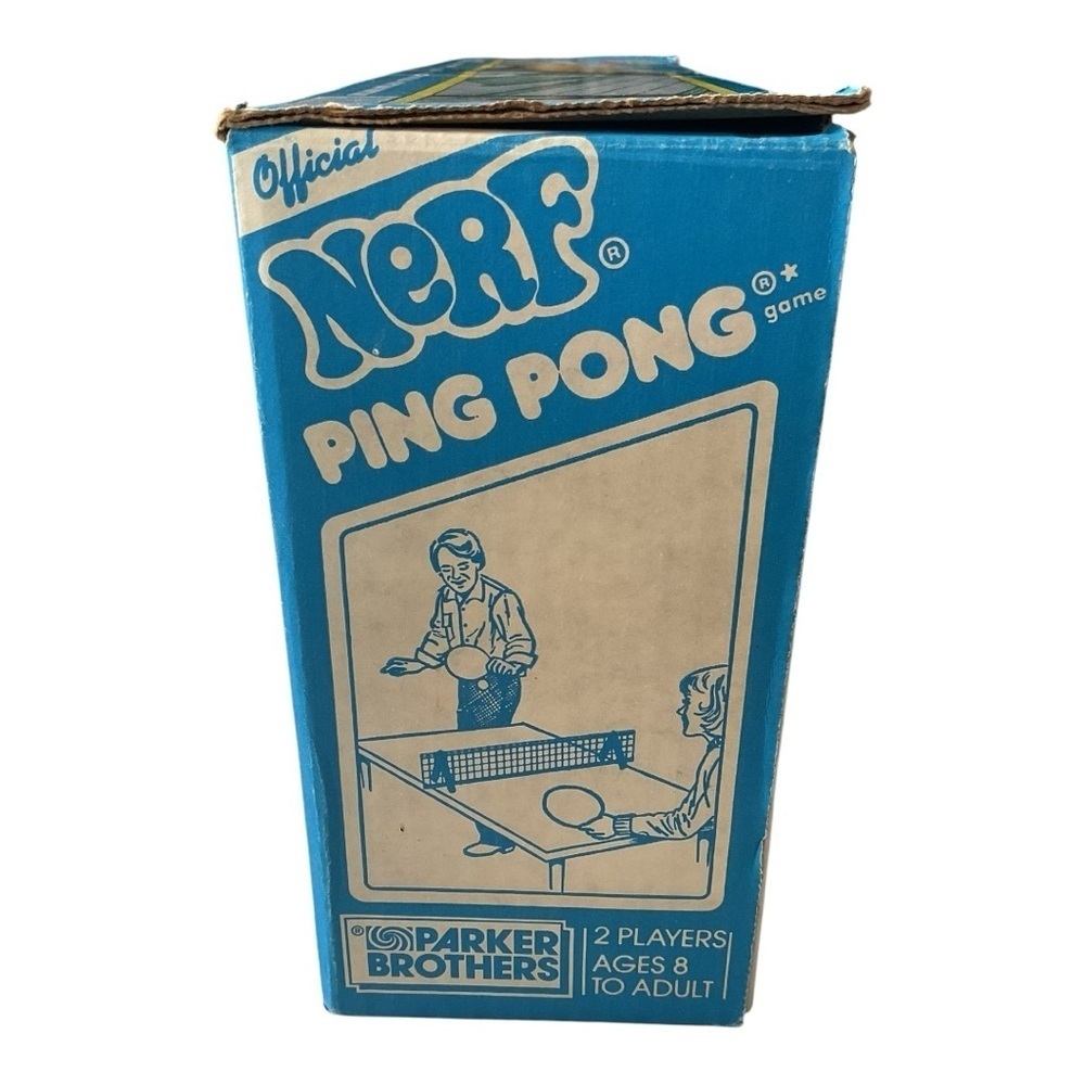 Vintage Nerf Ping Pong Set β Parker Brothers β Turns Any Table Into Ping Pong β - Picture 4 of 6